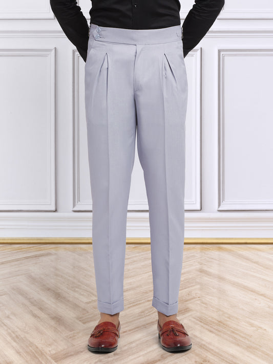 Italian Style Formal Gurkha Pant-Grey