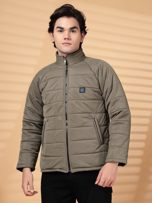 Klotthe Men Brown Heavy Winter Quilted Jacket