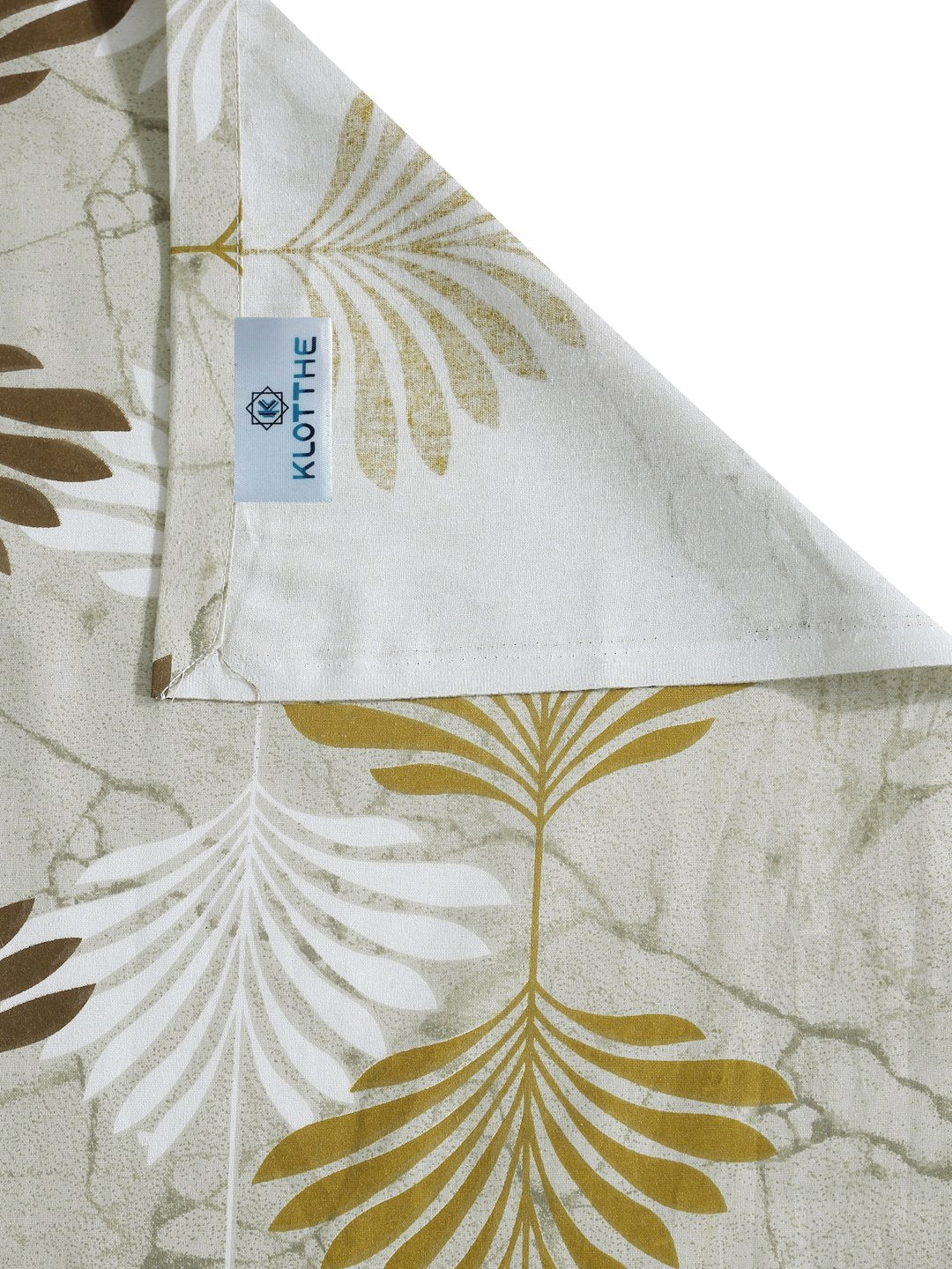 Olive Floral 400 TC Pure Cotton Double Bedsheet with 2 Pillow Covers