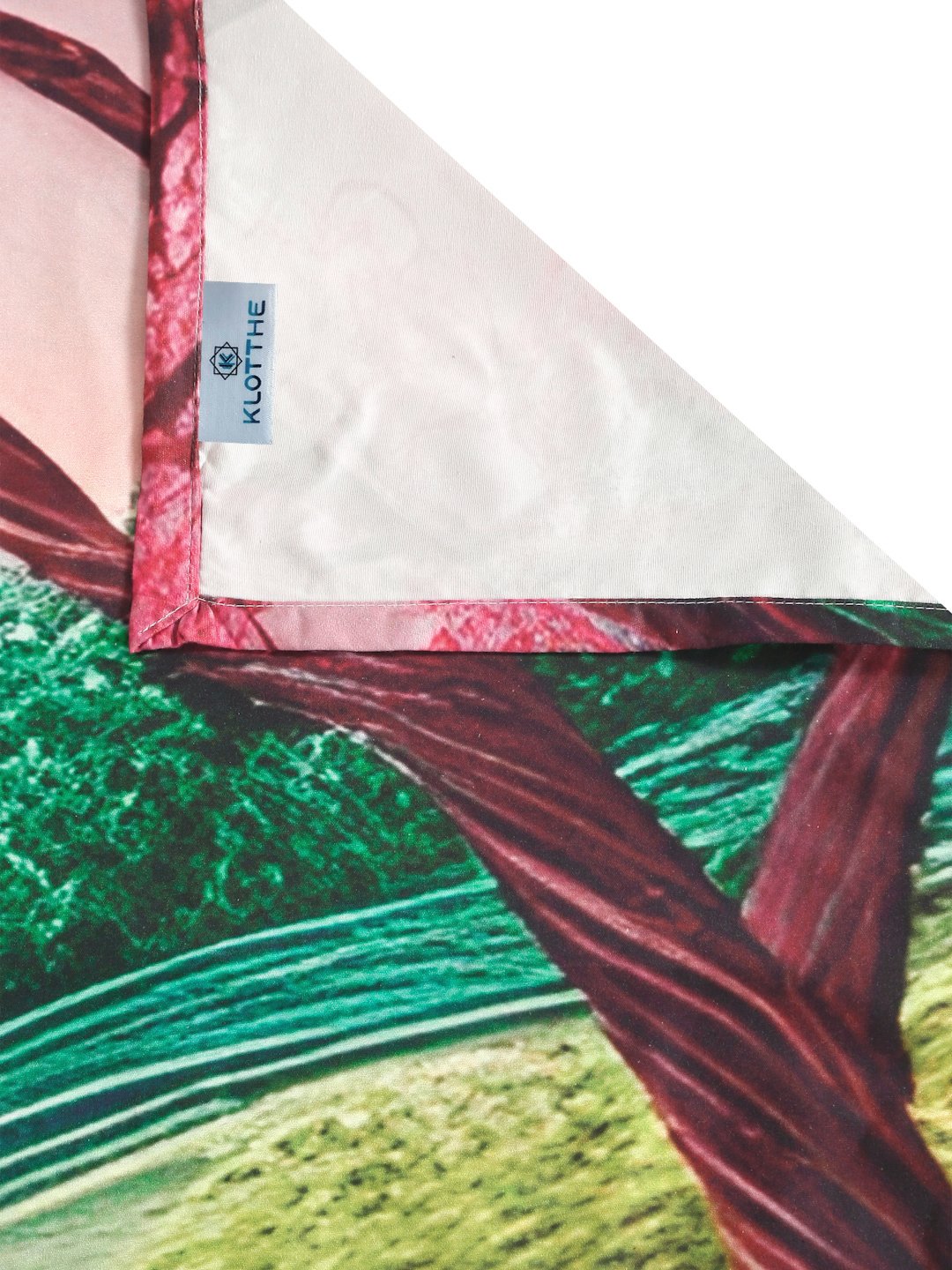 Multi 7D Floral Printed Cotton Blend Double Bedsheet with 2 Pillow Covers