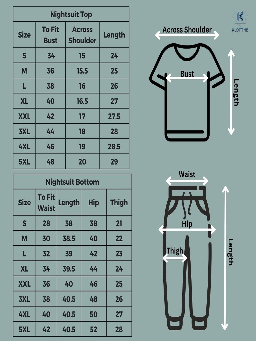 Women Turquoise Solid Plus Size Woolen Night Suit