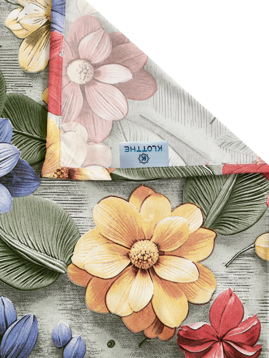 Green Floral 7D Cotton Blend Single Bedsheet with Pillow Cover