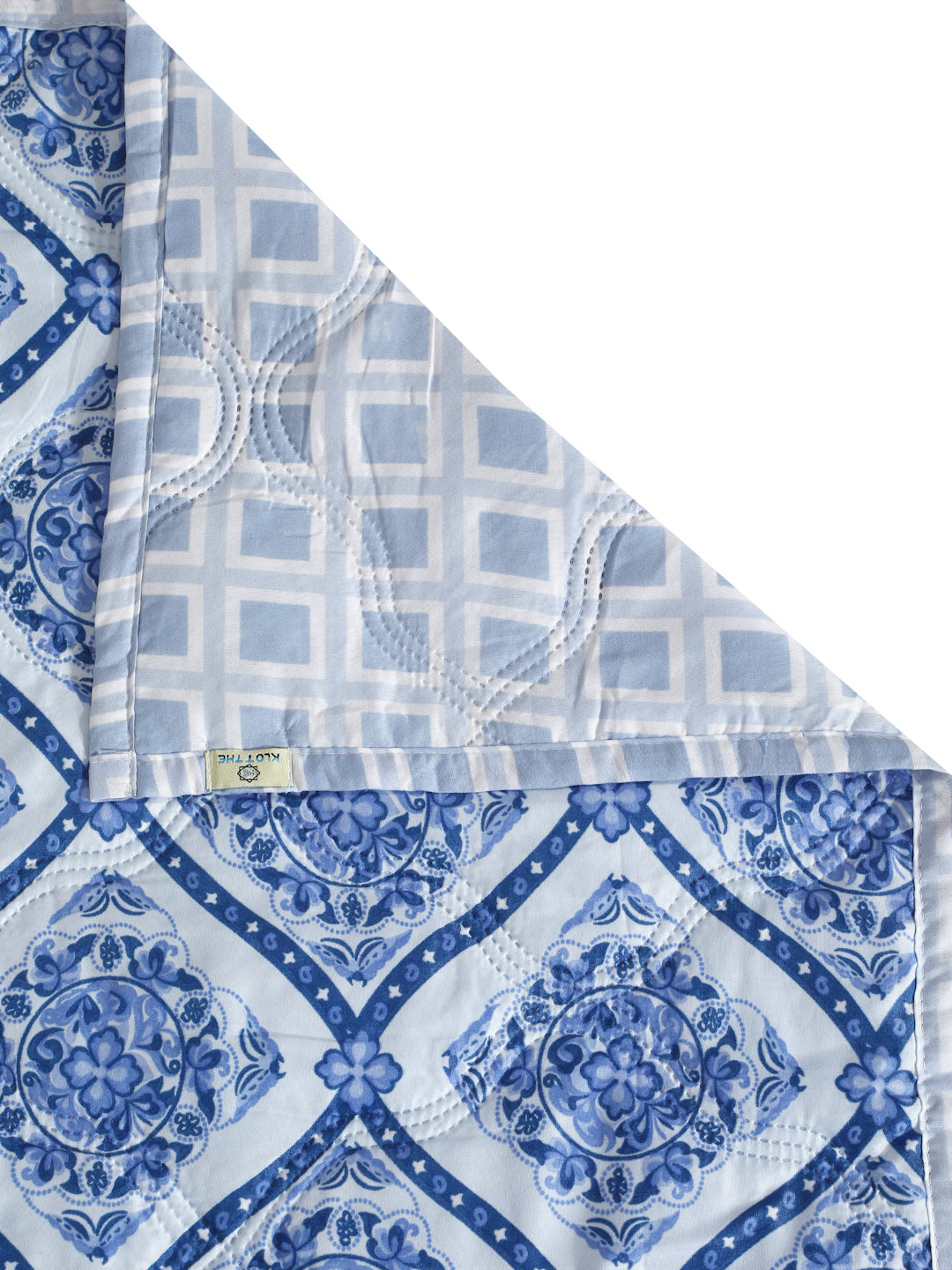 Blue Micro Fibre 350 GSM AC Room Double Bed Comforter