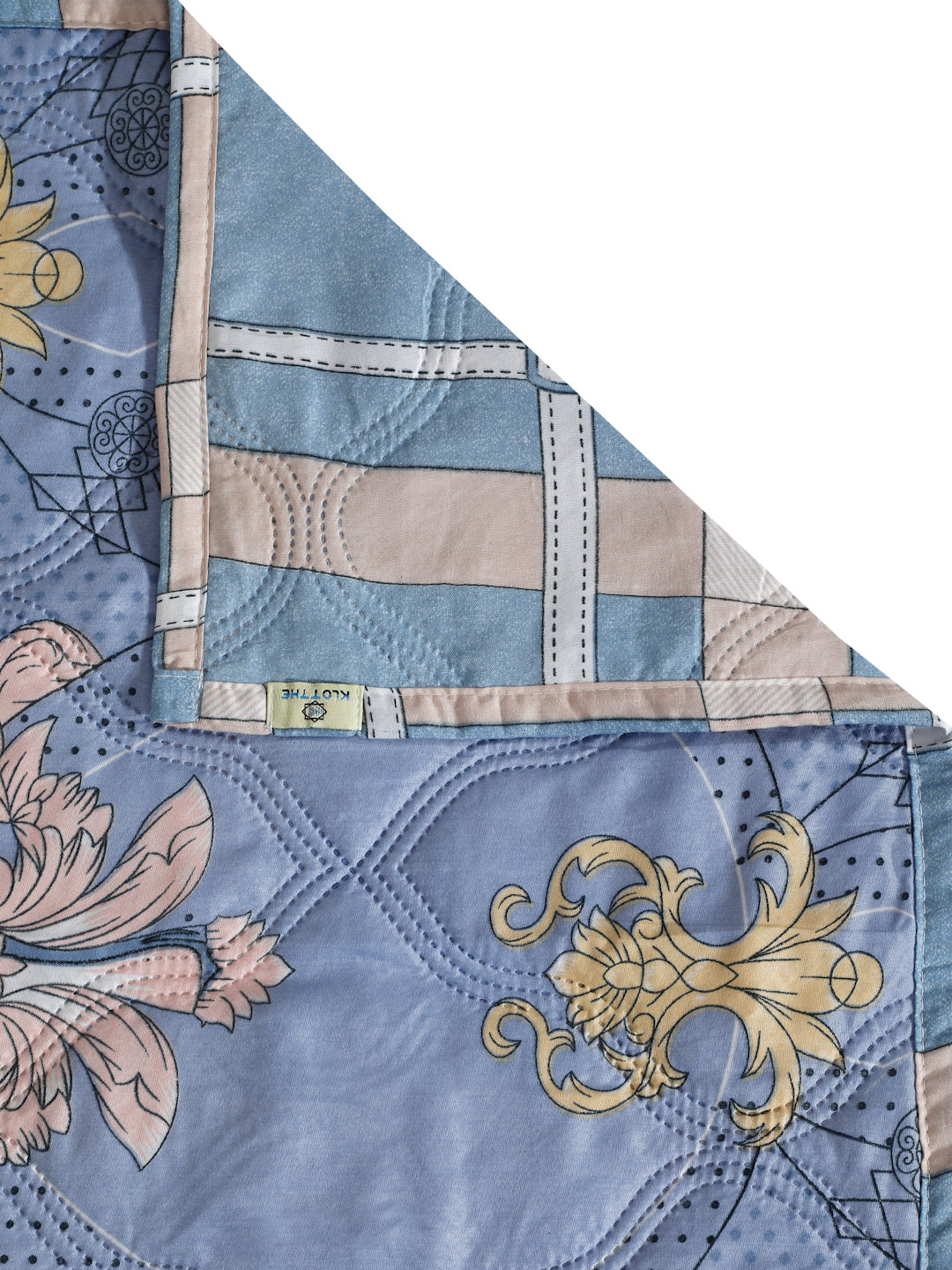 Blue Micro Fibre 350 GSM AC Room Double Bed Comforter