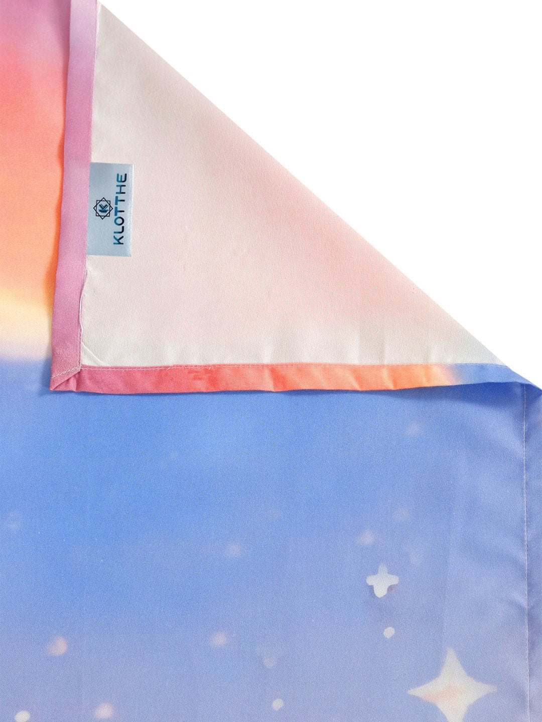 Blue 7D Cartoon Characters Printed Cotton Blend Double Bedsheet with 2 Pillow Covers