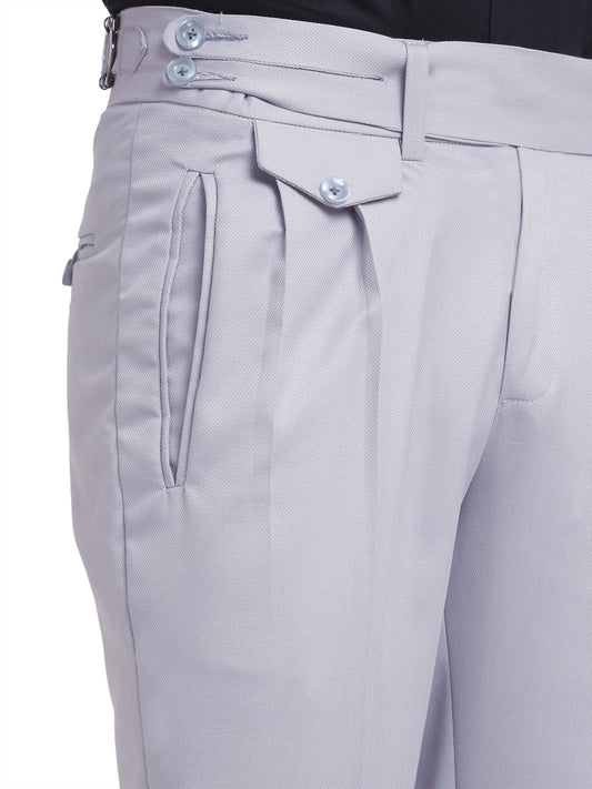 Italian Style Formal Gurkha Pant-Grey