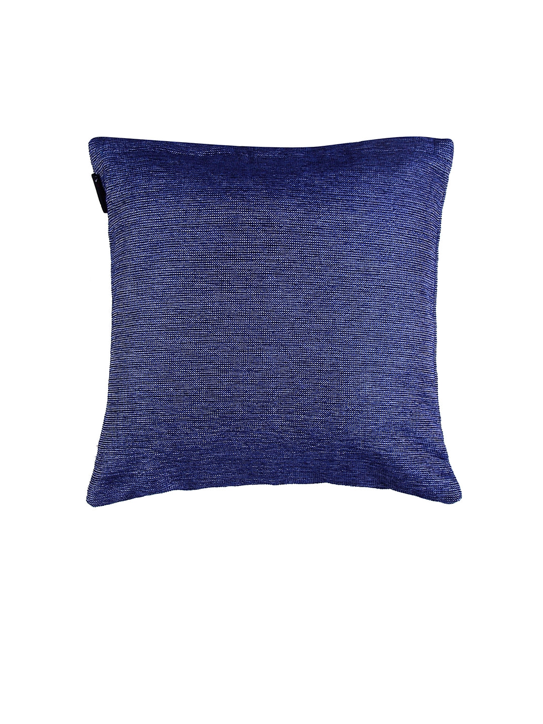 KLOTTHE Set of 5 Blue Polycotton Solid Cushion Covers (40X40 cm)
