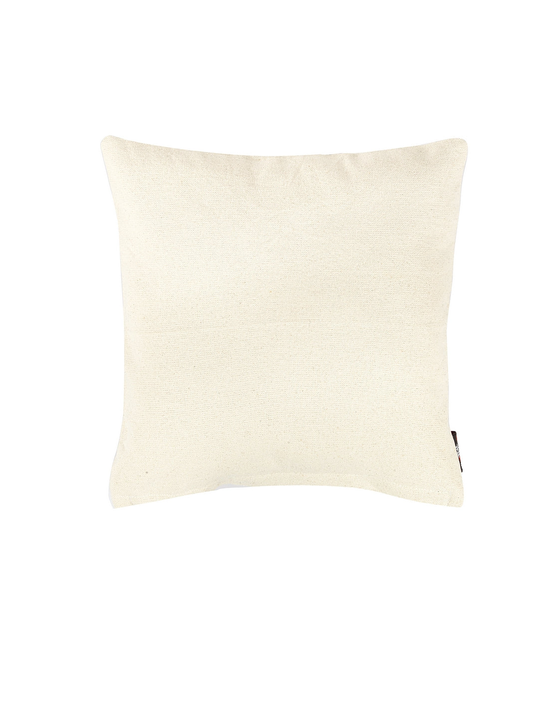 KLOTTHE Set of Five OffWhite Poly Cotton Cushion Covers With Microfibre Fillers (40X40 cm)