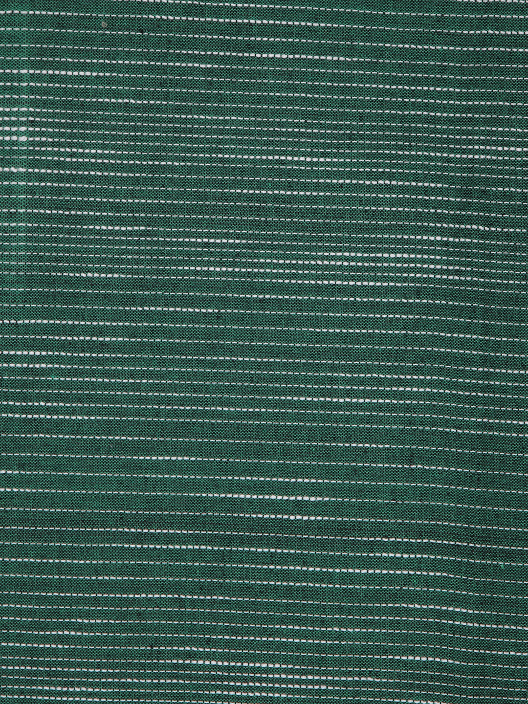 KLOTTHE Green Cotton Striped Diwan Set