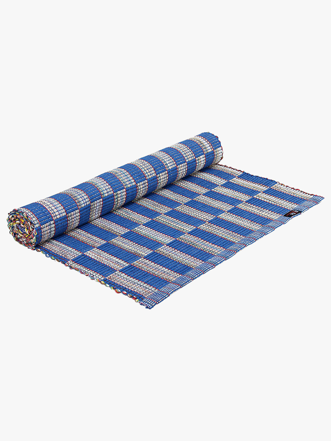 Blue Cotton Floor Mats or Dhurries