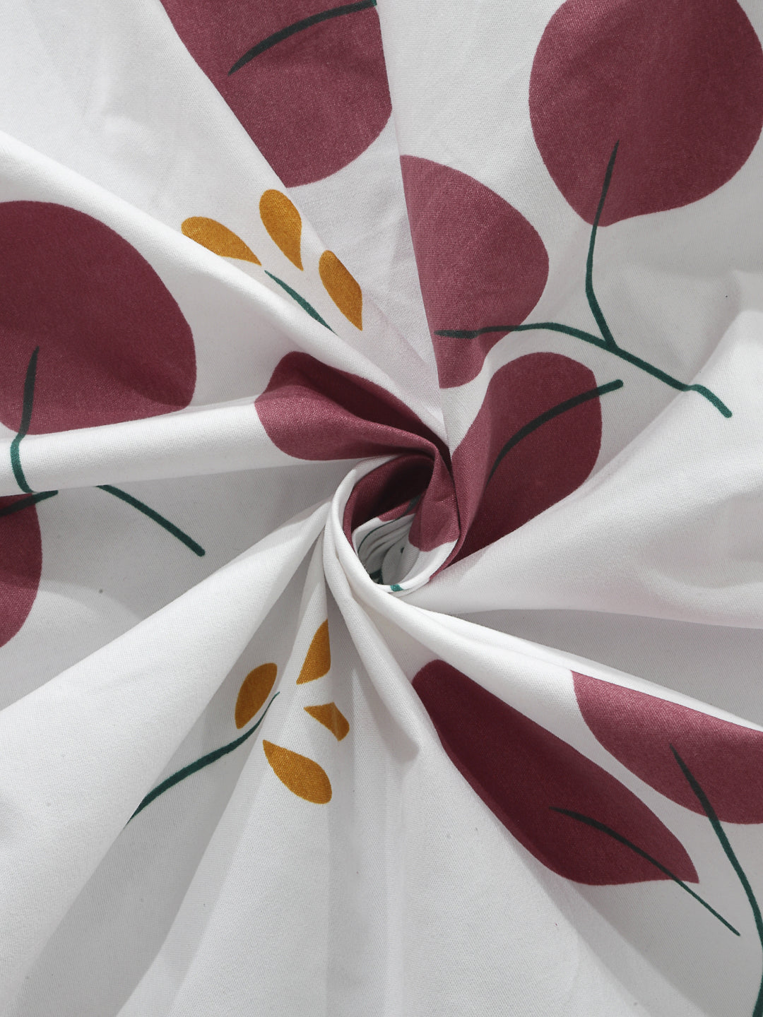 Klotthe Multicolor Floral 300 TC Cotton Blend Double Bedsheet with 2 Pillow Covers