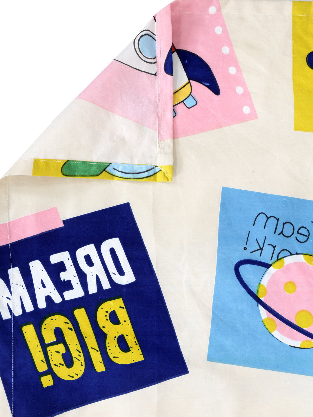 King Size Cotton Bed Sheet Set with 2 Pillow Covers for Double Bed by Klotthe® (250*220 cm)