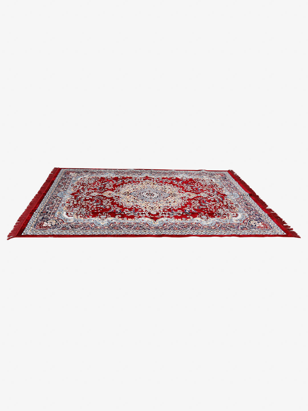 Klotthe Maroon "250X200 cm" Floral Carpet