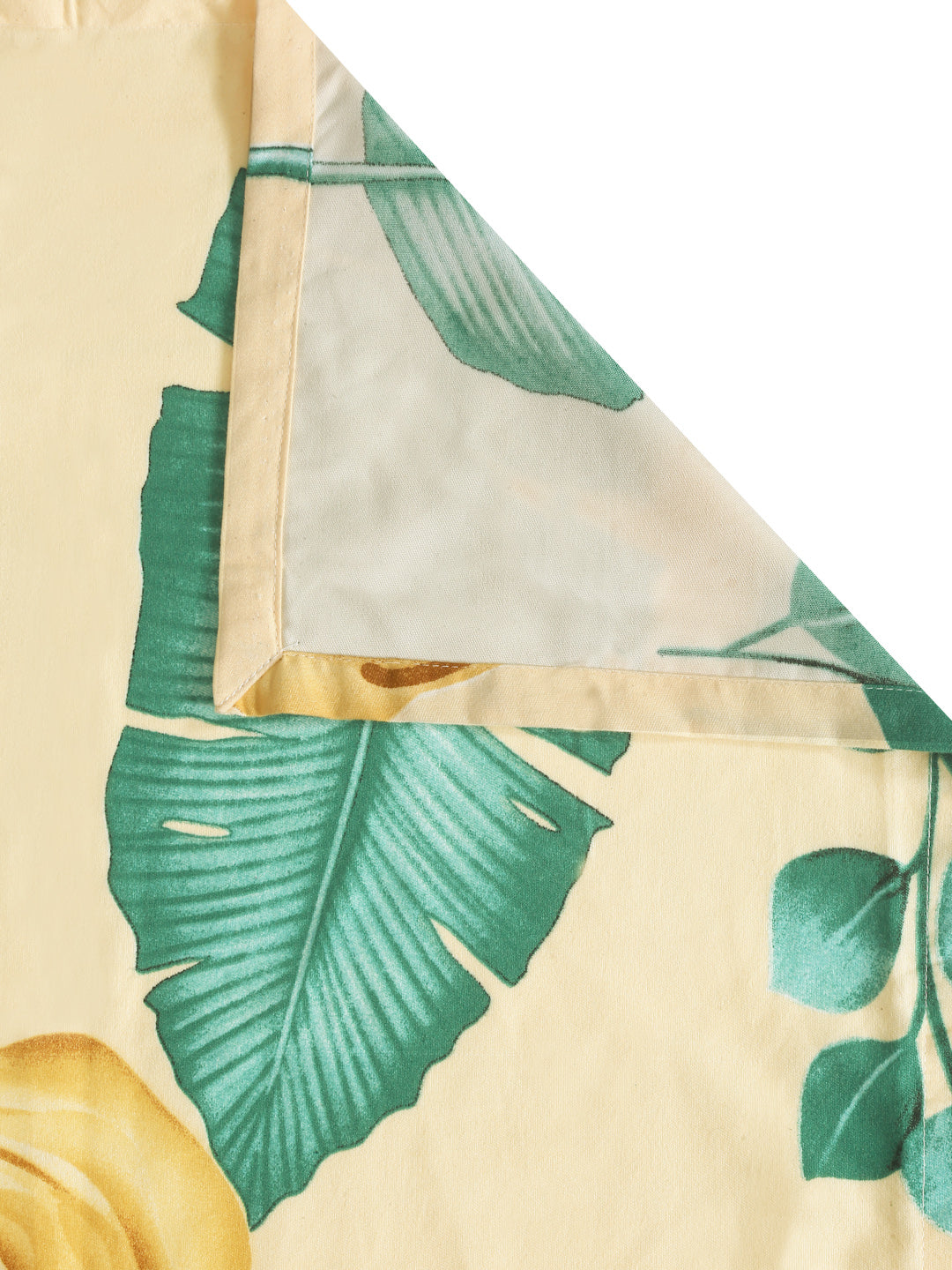 Klotthe Multi 210 TC Floral Cotton Blend Single Bed Sheet with Pillow Cover