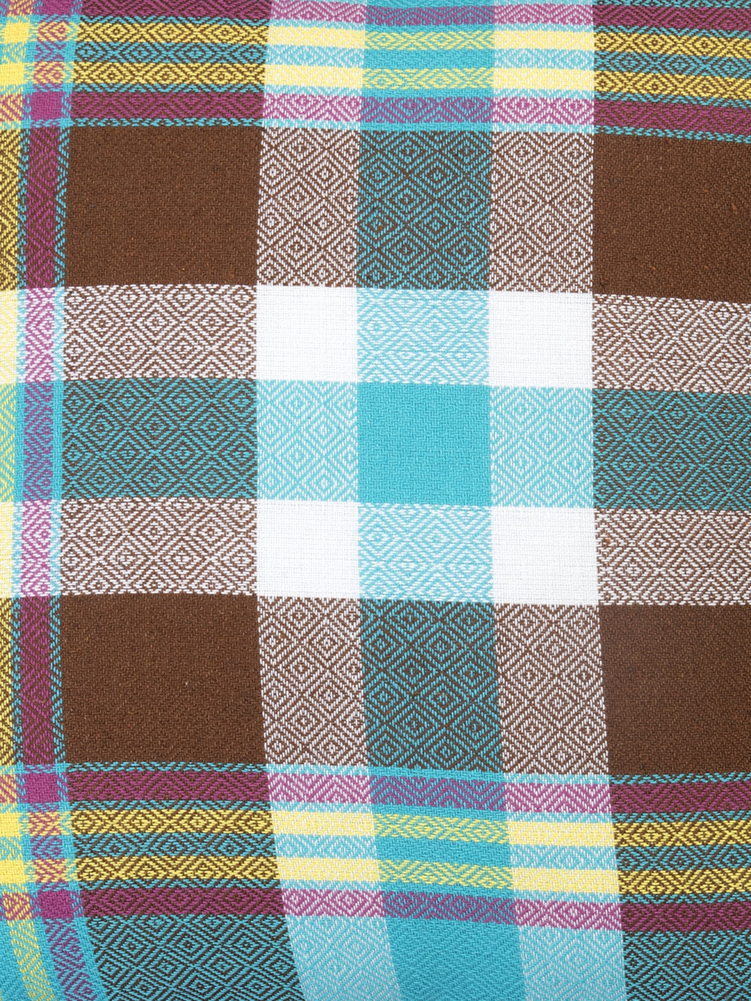 KLOTTHE Set of Five Multicolor Poly Cotton Cushion Covers With Microfibre Fillers (40X40cm)