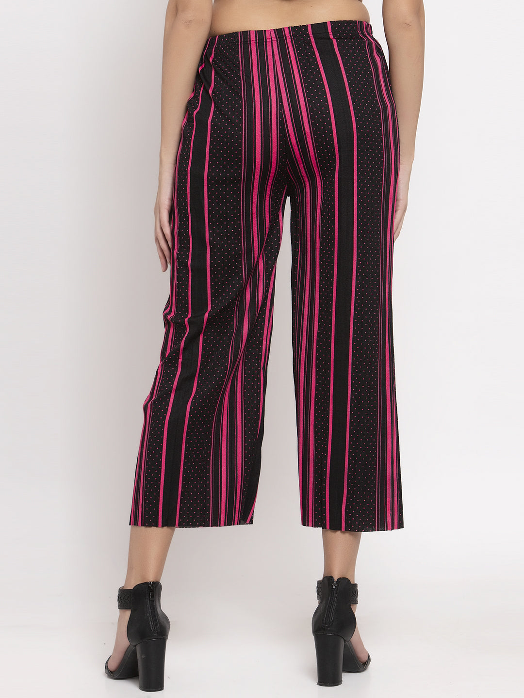 KLOTTHE Set of Two Multi Viscose Rayon Printed Women Palazzos