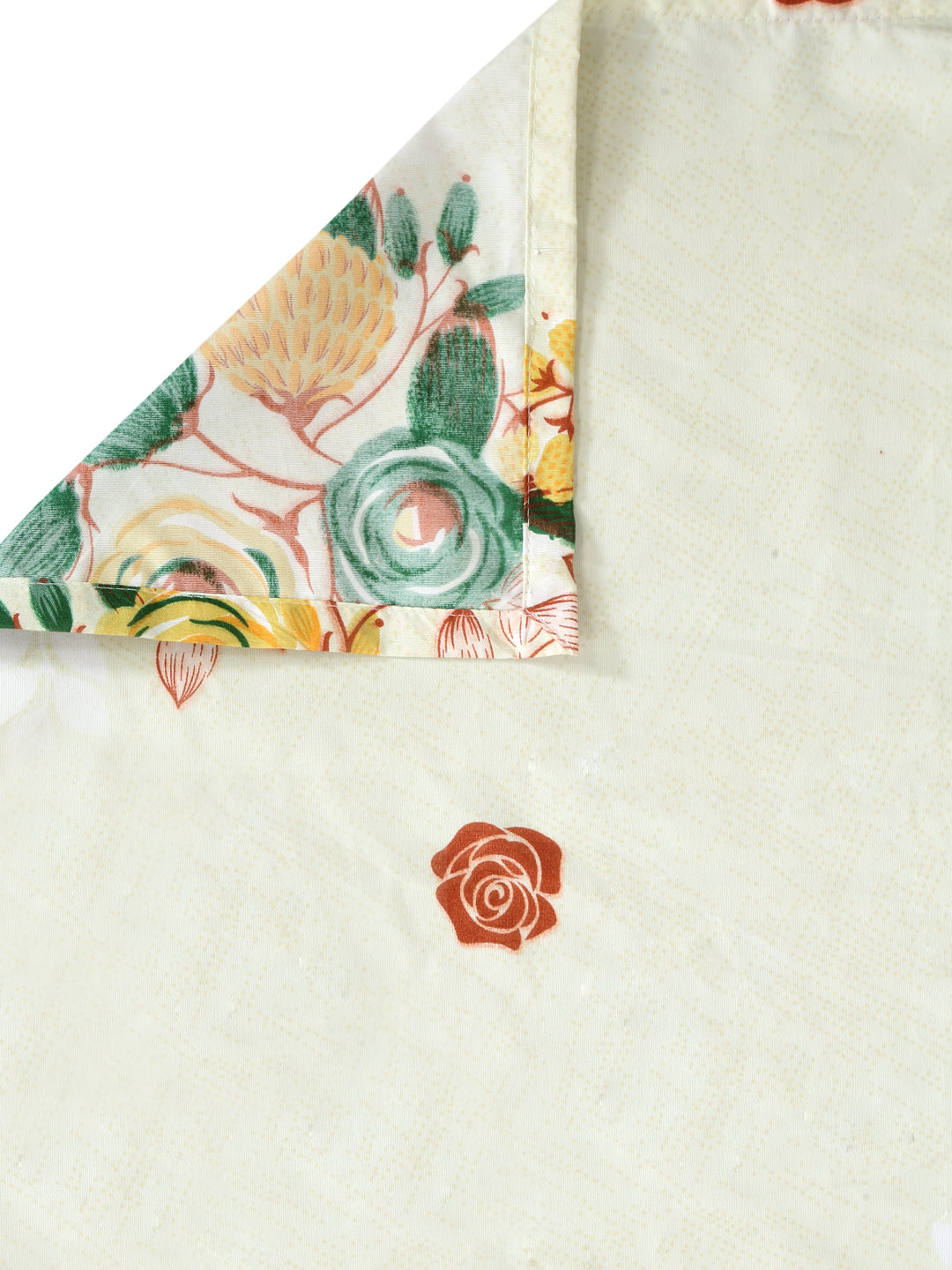 Klotthe Multi Floral 210 TC Polycotton Bedsheet with 2 Pillow Covers