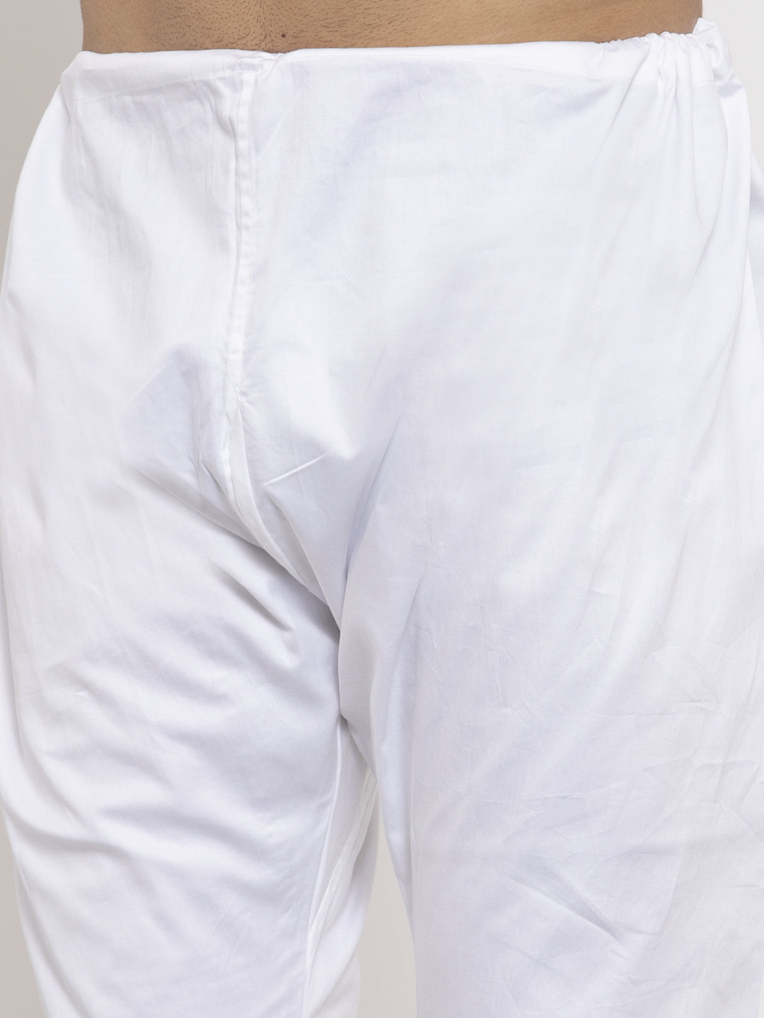 KLOTTHE Blue Cotton Solid Kurta With Pyjama