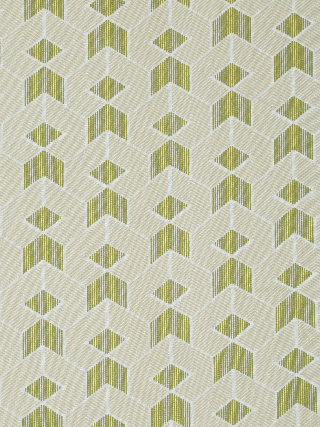 Klotthe OliveGreen Geometric 300 TC Cotton Blend Double Bedsheet with 2 Pillow Covers