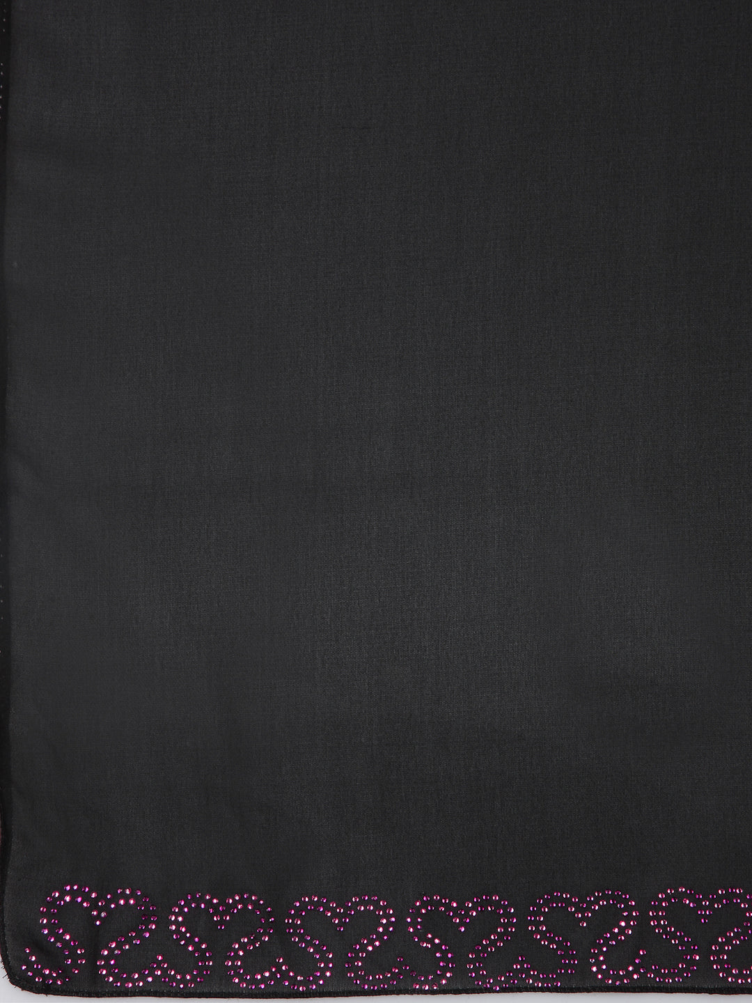 Klotthe Women Black Embellished Burqa With Scarves