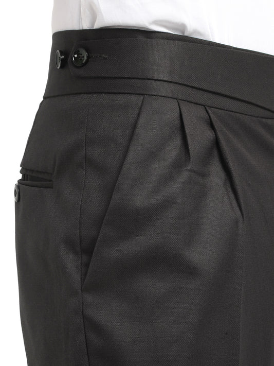 Italian Style Formal Gurkha Pant-DarkBrown