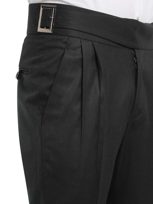Italian Style Formal Gurkha Pant-Black
