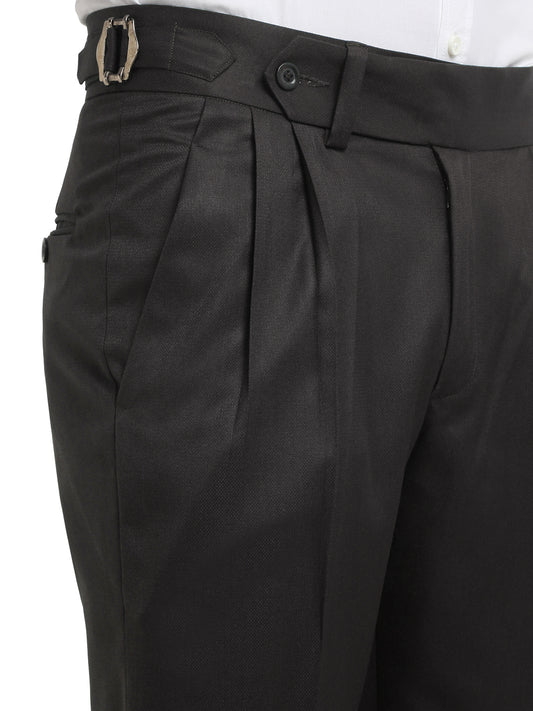Italian Style Formal Gurkha Pant-DarkBrown