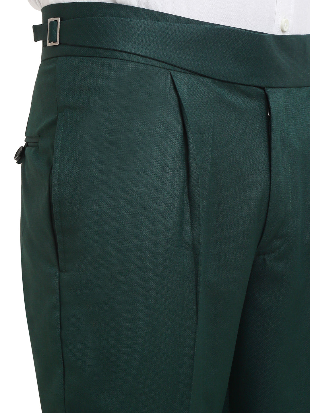 Italian Style Formal Gurkha Pant-BottleGreen KLOTTHE Italian Style Formal Gurkha Pant-BottleGreen KLOTTHE