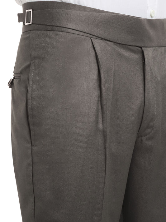 Italian Style Formal Gurkha Pant-Brown