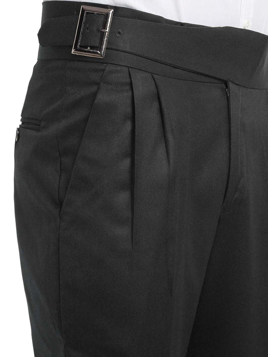 Italian Style Formal Gurkha Pant-Black