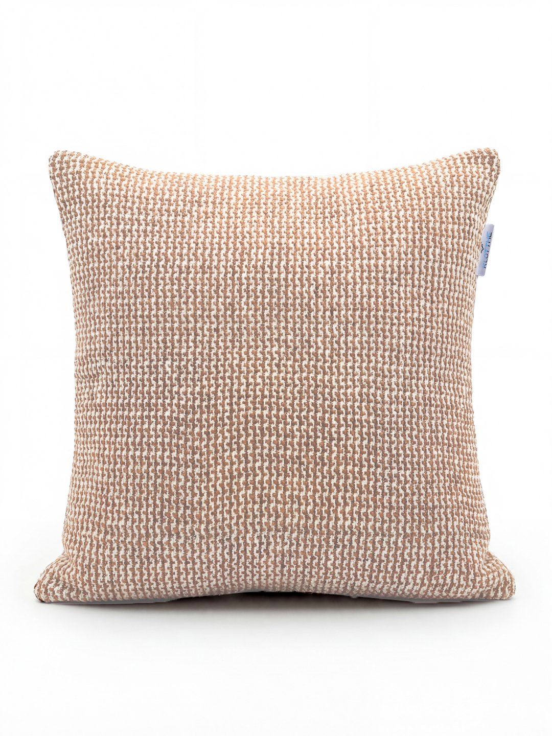 Peach Set of 5 Self Design Pure Cotton Cushion Covers (40X40 cm)