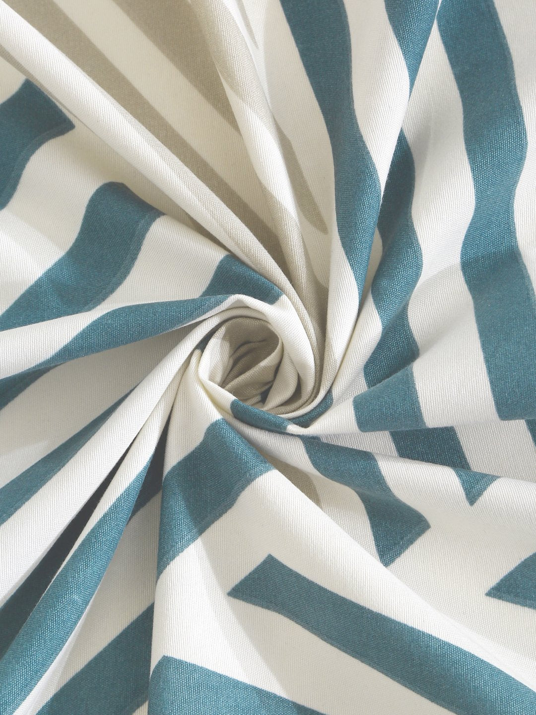 Green Geometric 300 TC Cotton Blend Single Bedsheet in Book Fold Packing