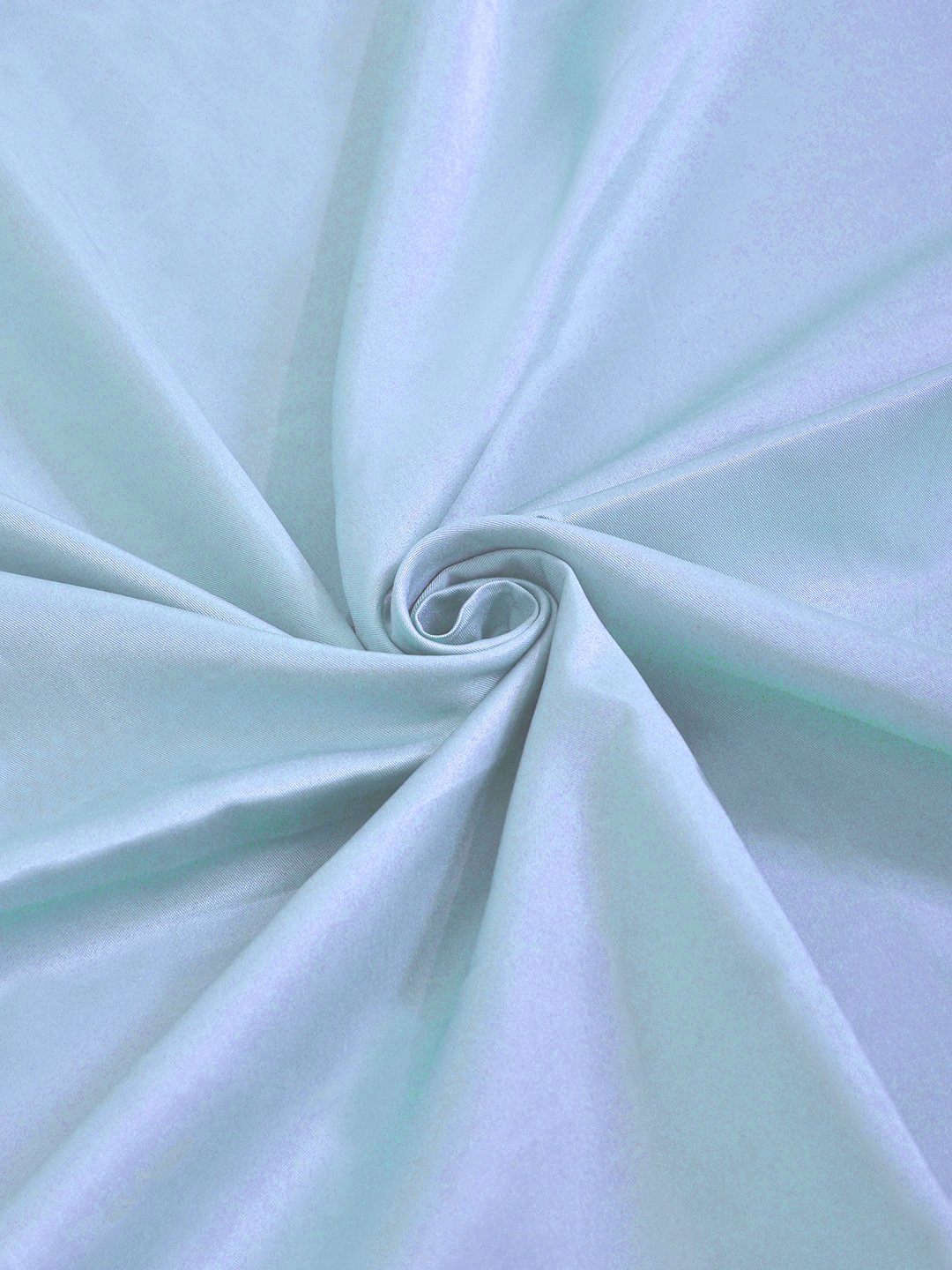 SkyBlue Solid 400 TC Satin Fitted Super King Double Bedsheet with 2 Pillow Covers & 2 Cushion Covers