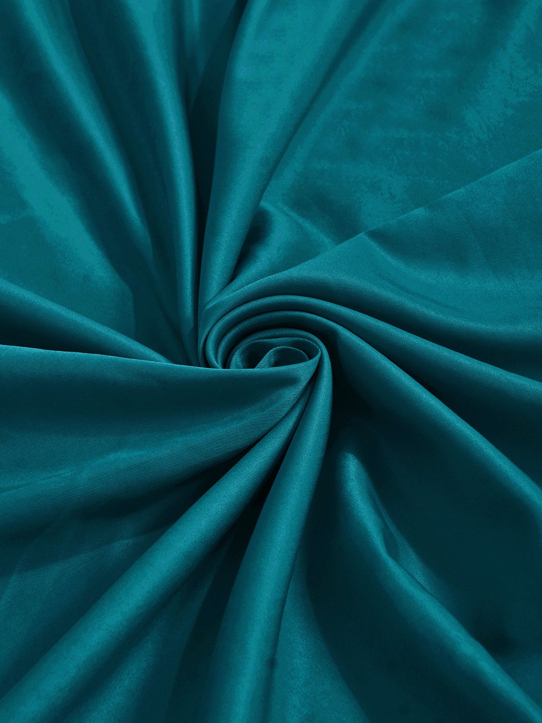 Turquoise Solid 400 TC Satin Fitted Super King Double Bedsheet with 2 Pillow Covers & 2 Cushion Covers