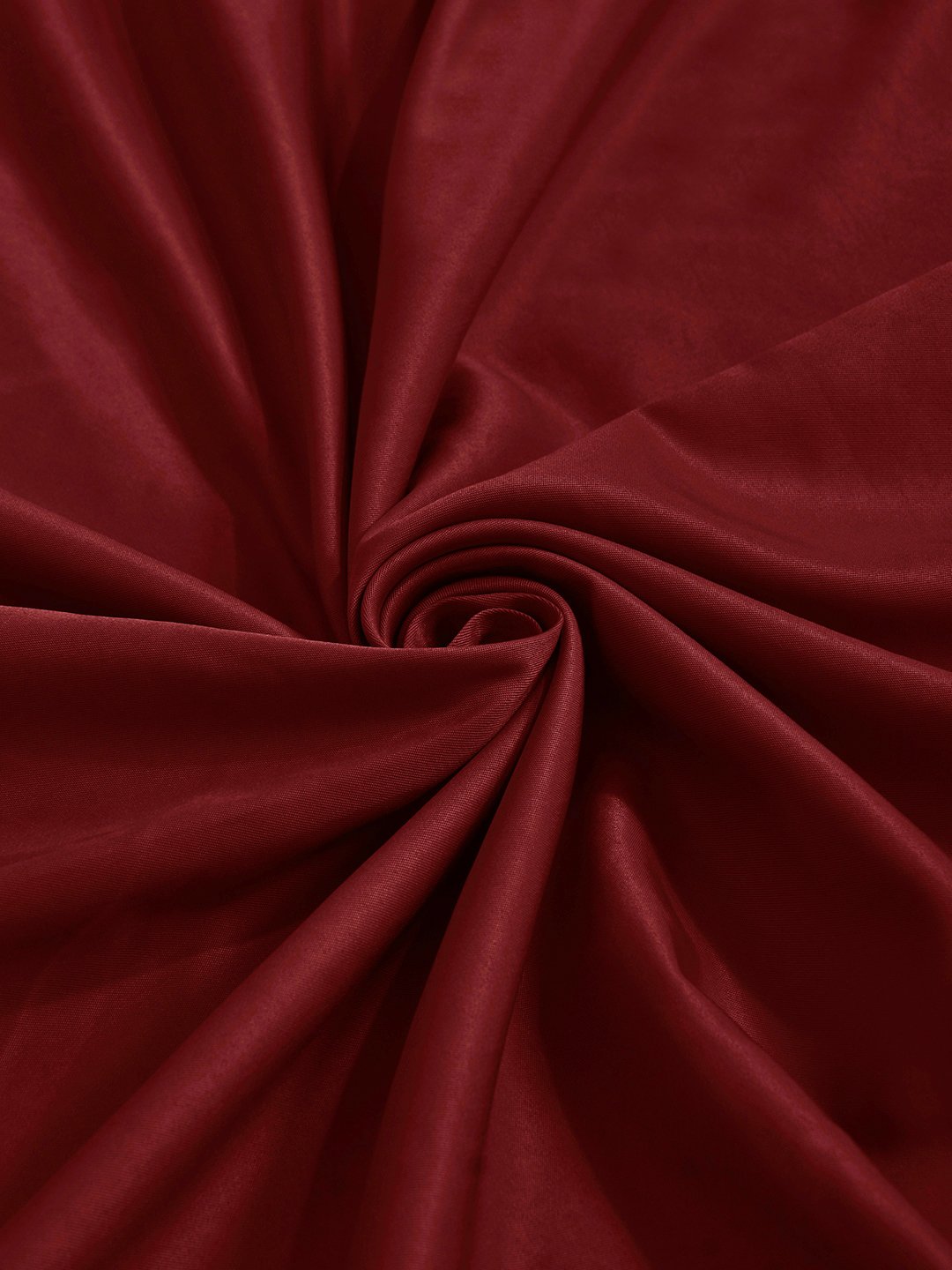 Maroon Solid 400 TC Satin Fitted Super King Double Bedsheet with 2 Pillow Covers & 2 Cushion Covers