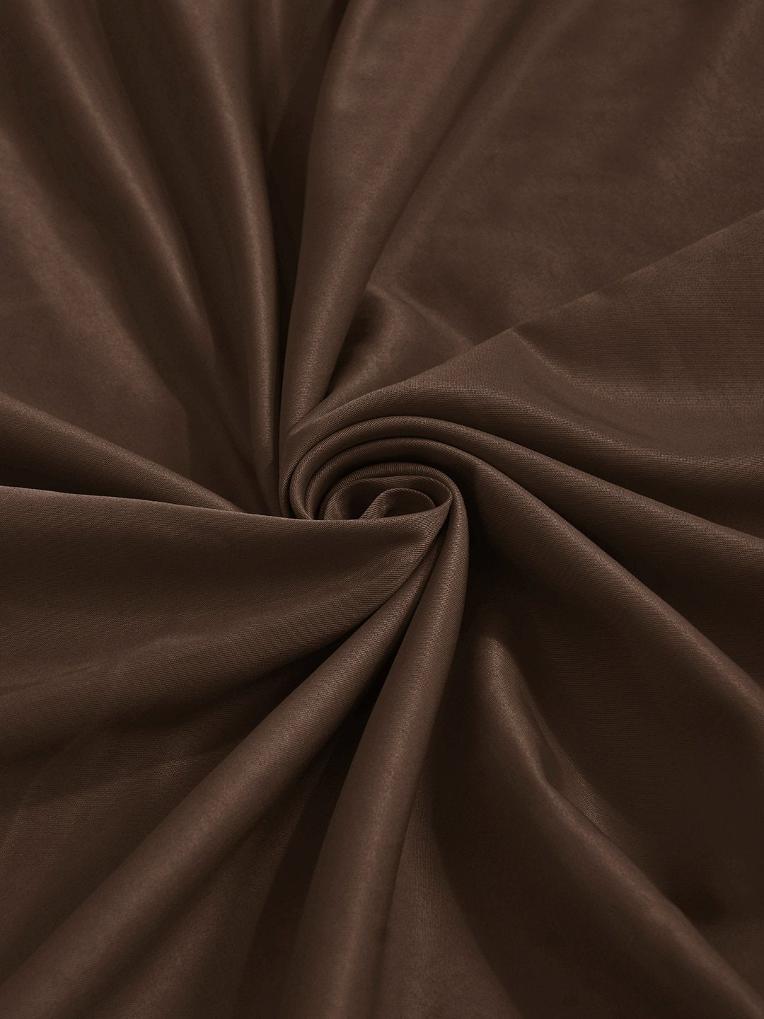 Brown Solid 400 TC Satin Super King Double Bedsheet with 2 Pillow Covers & 2 Cushion Covers