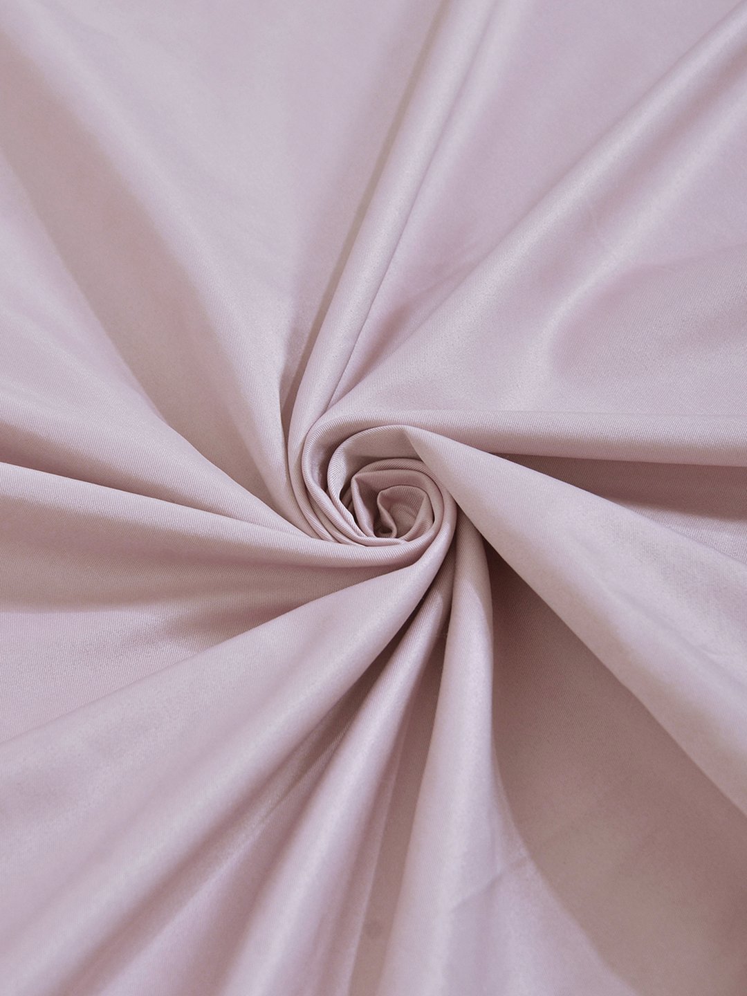 LightPink Solid 400 TC Satin Super King Double Bedsheet with 2 Pillow Covers & 2 Cushion Covers