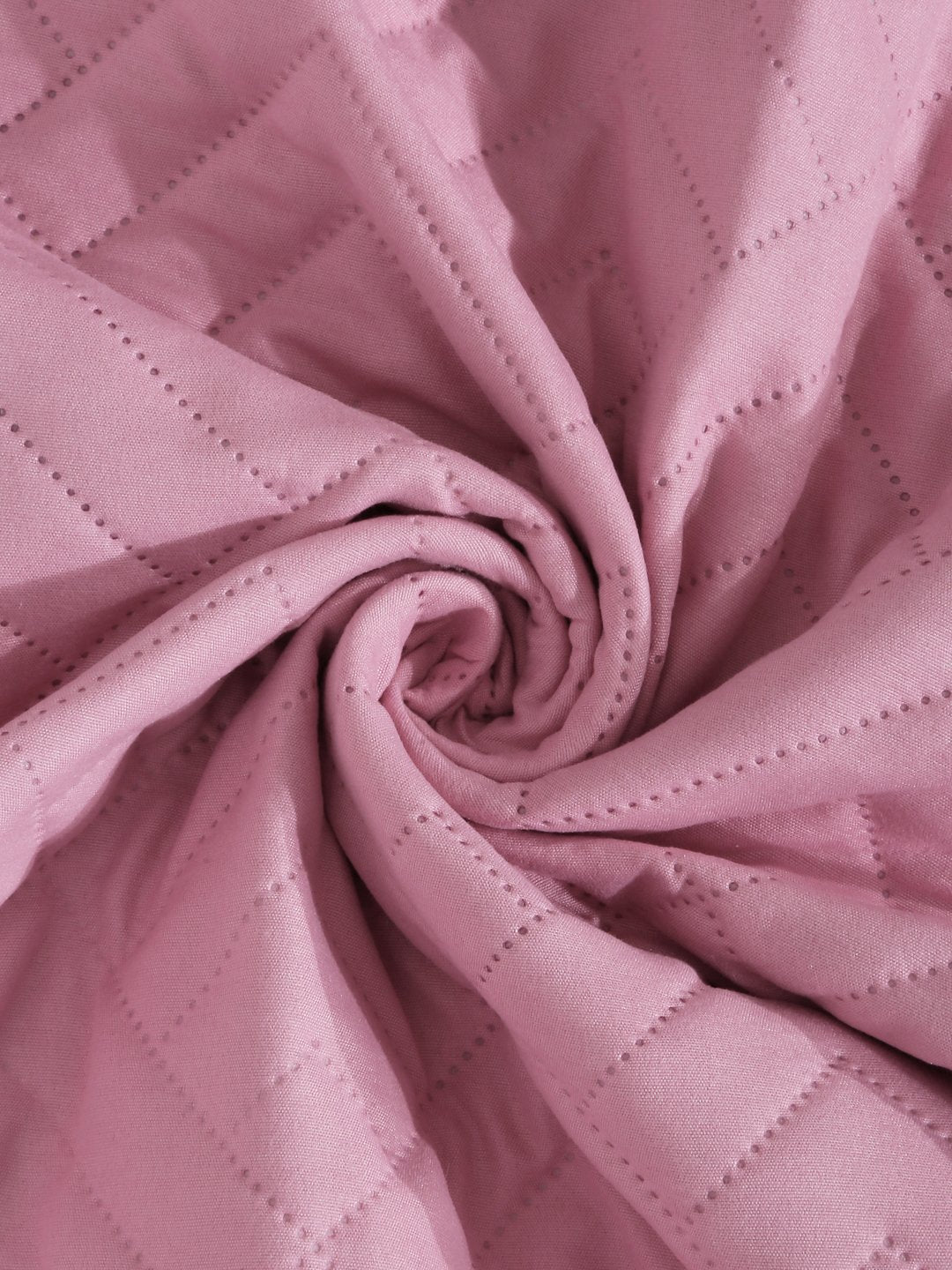 Pink Geometric King Size Micro Fiber Filling Double Bedcover with 2 Pillow covers