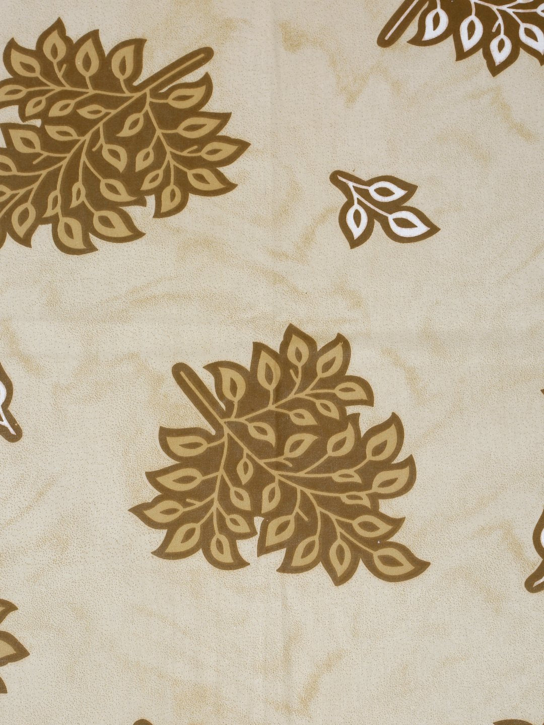 Yellow Floral 400 TC Pure Cotton Double Bedsheet with 2 Pillow Covers