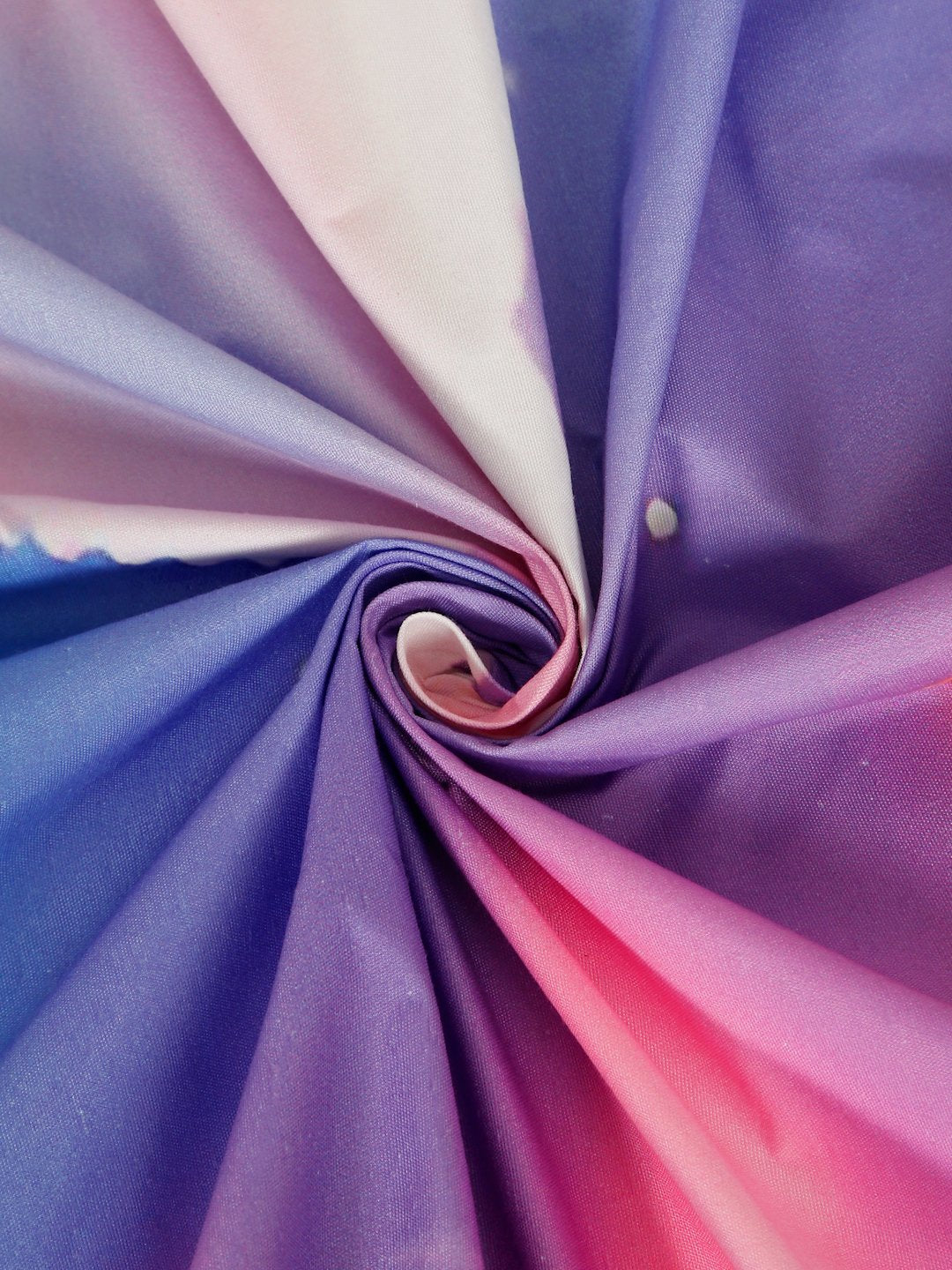 Multi 7D Cartoon Characters Printed Cotton Blend Double Bedsheet with 2 Pillow Covers