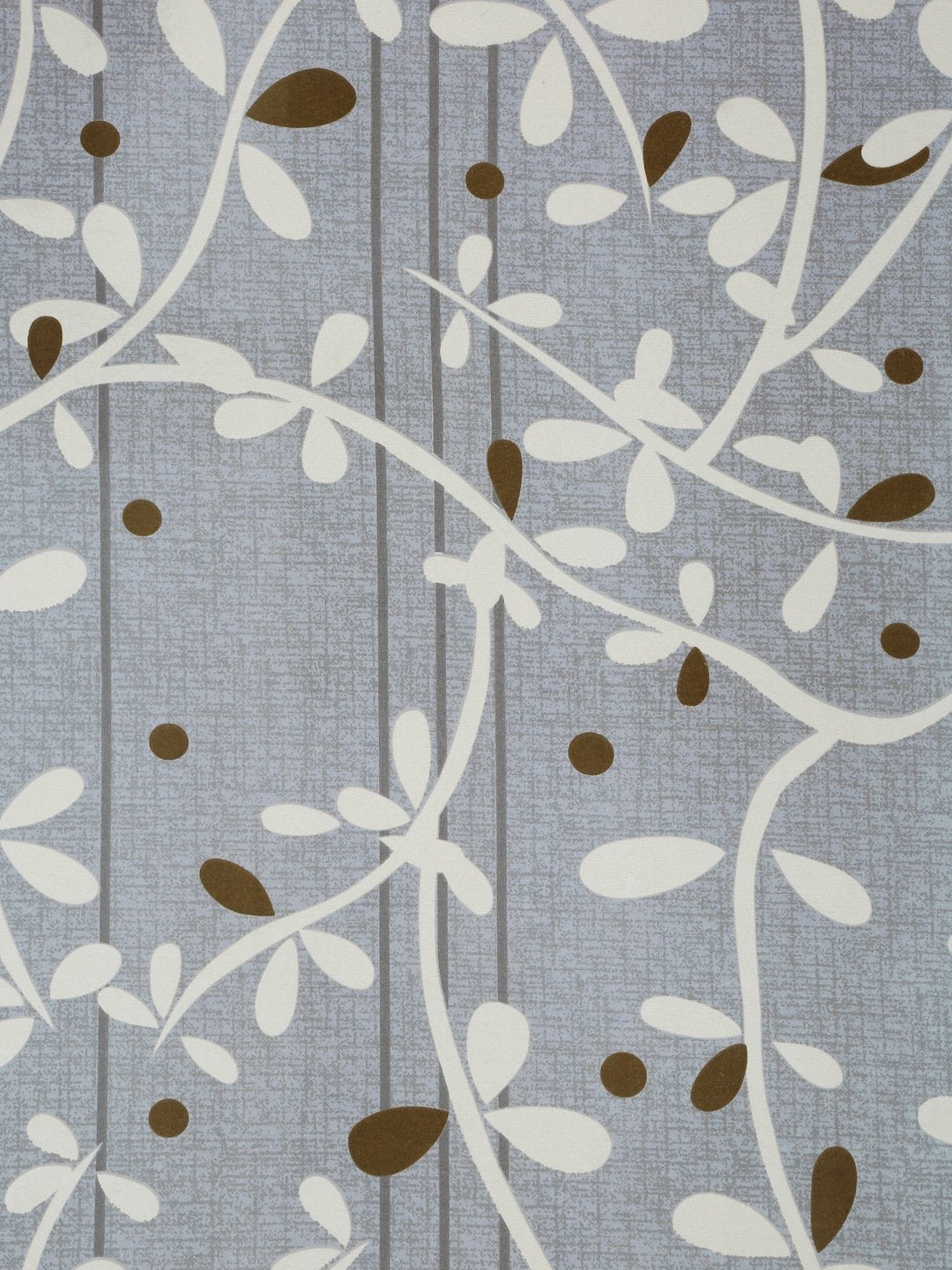 Grey Floral  300 TC Cotton Blend Fitted Double Bedsheet with 2 Pillow Covers