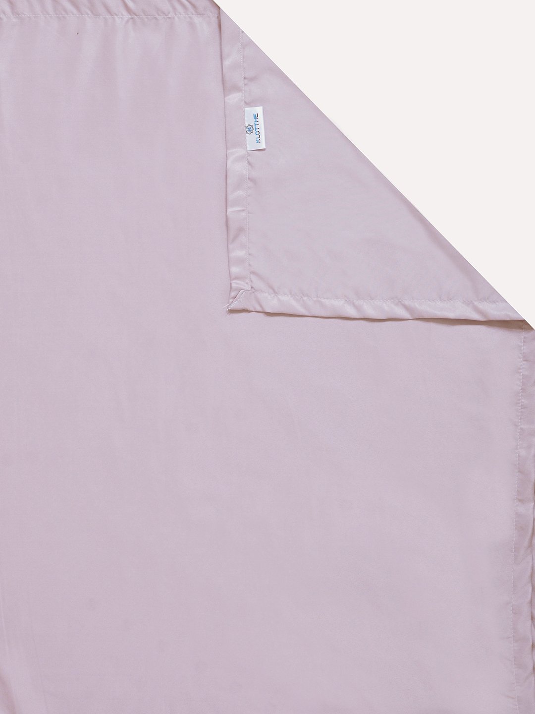 LightPink Solid 400 TC Satin Super King Double Bedsheet with 2 Pillow Covers & 2 Cushion Covers
