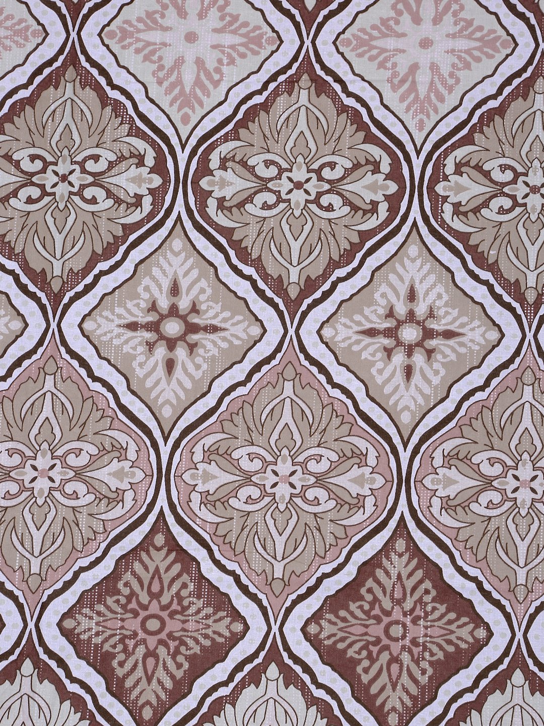 Multi Floral 400 TC Pure Cotton Double Bedsheet in Book Fold Packing