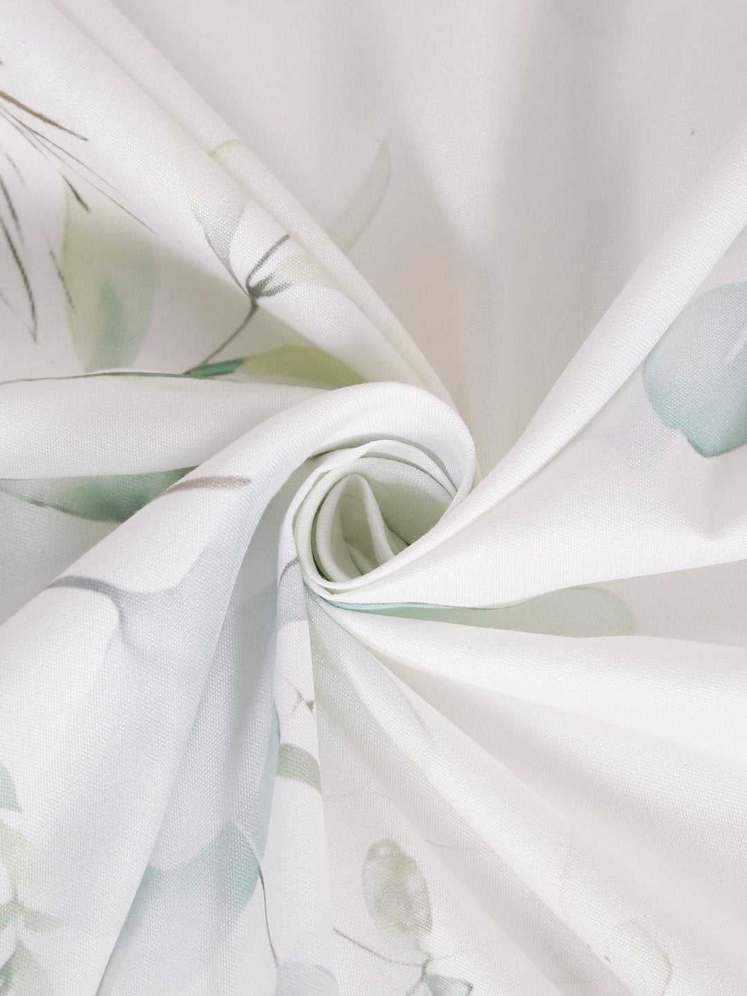 Cream 7D Floral Printed Fitted Cotton Blend Double Bedsheet with 2 Pillow Covers