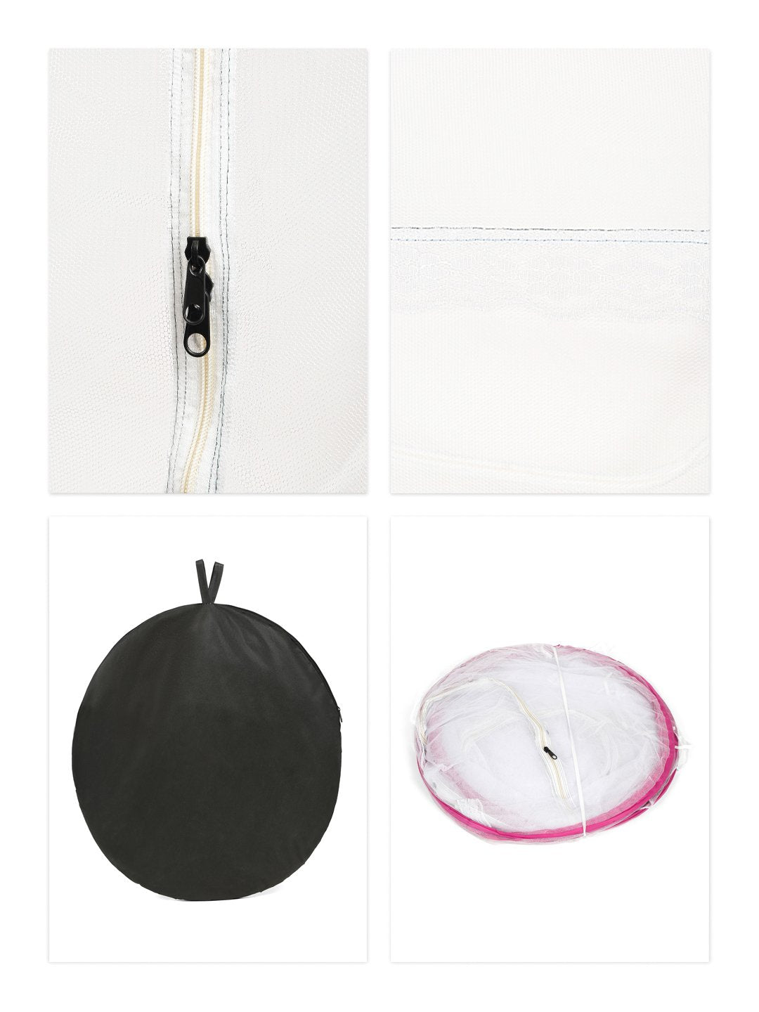 Pink King Size Washable Foldable Mosquito Net