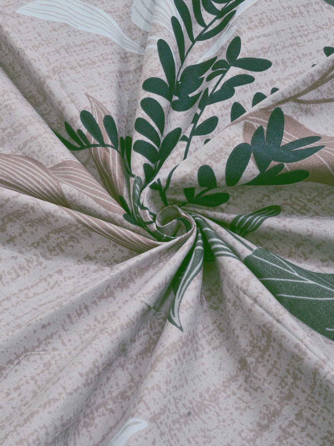 Multi Floral Cotton Blend Single Bedsheet with Pillow Cover