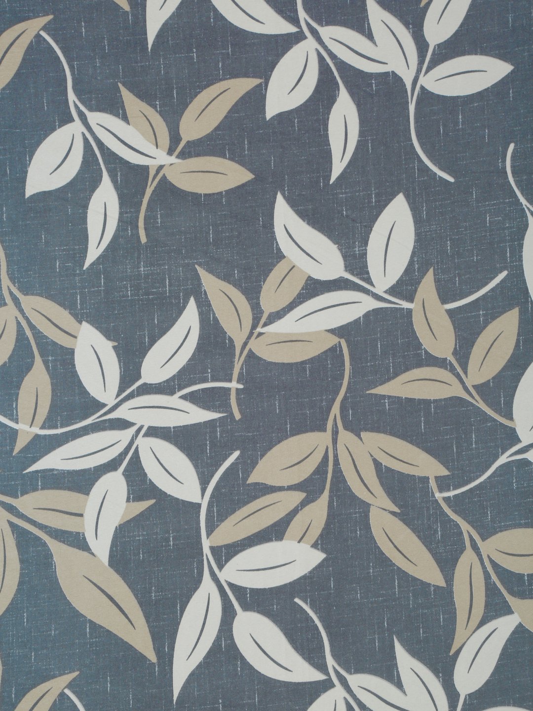 Grey Floral 300 TC Cotton Blend Double Bedsheet with 2 Pillow Covers