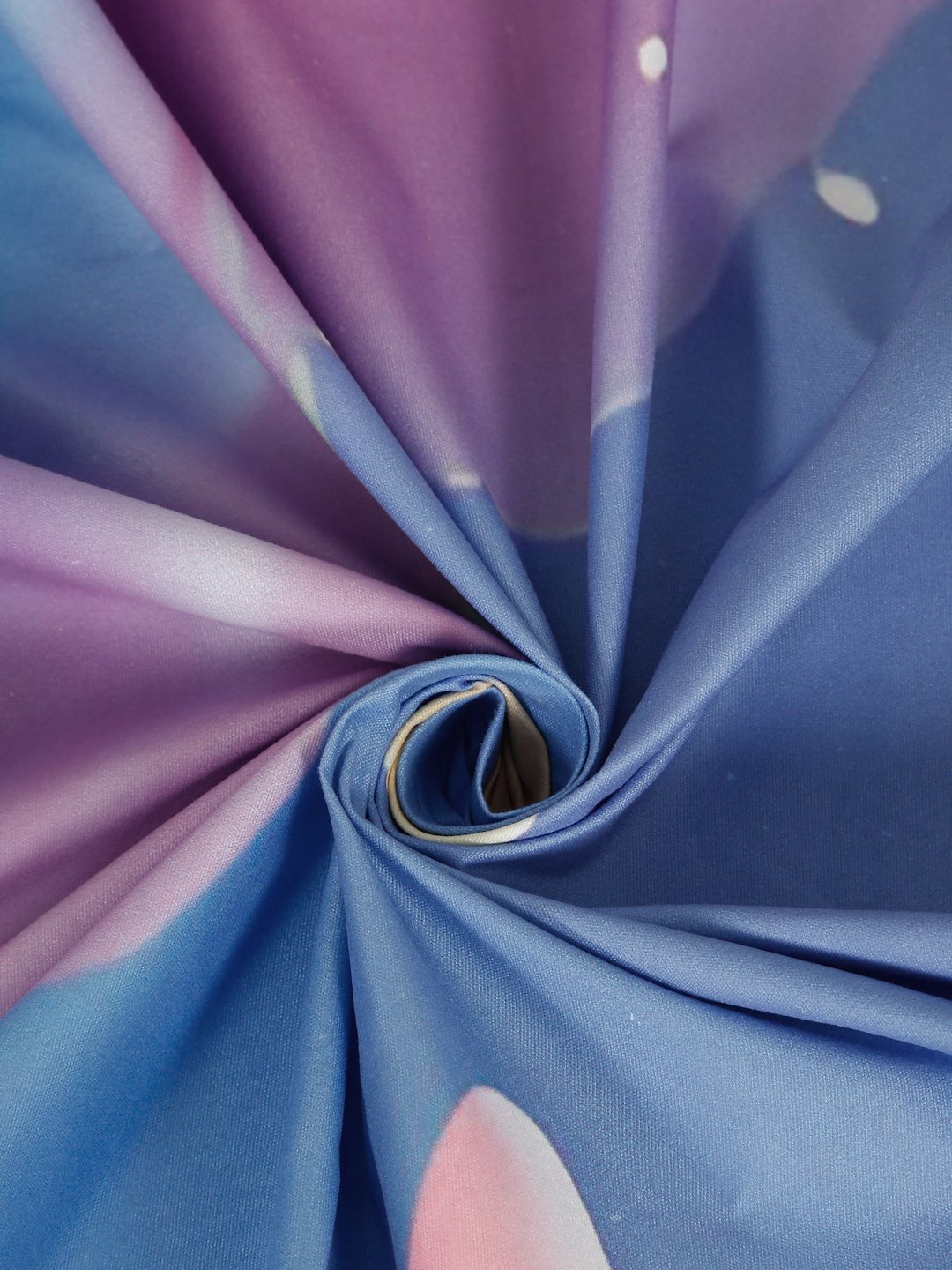 Multi 7D Floral Printed Cotton Blend Double Bedsheet with 2 Pillow Covers