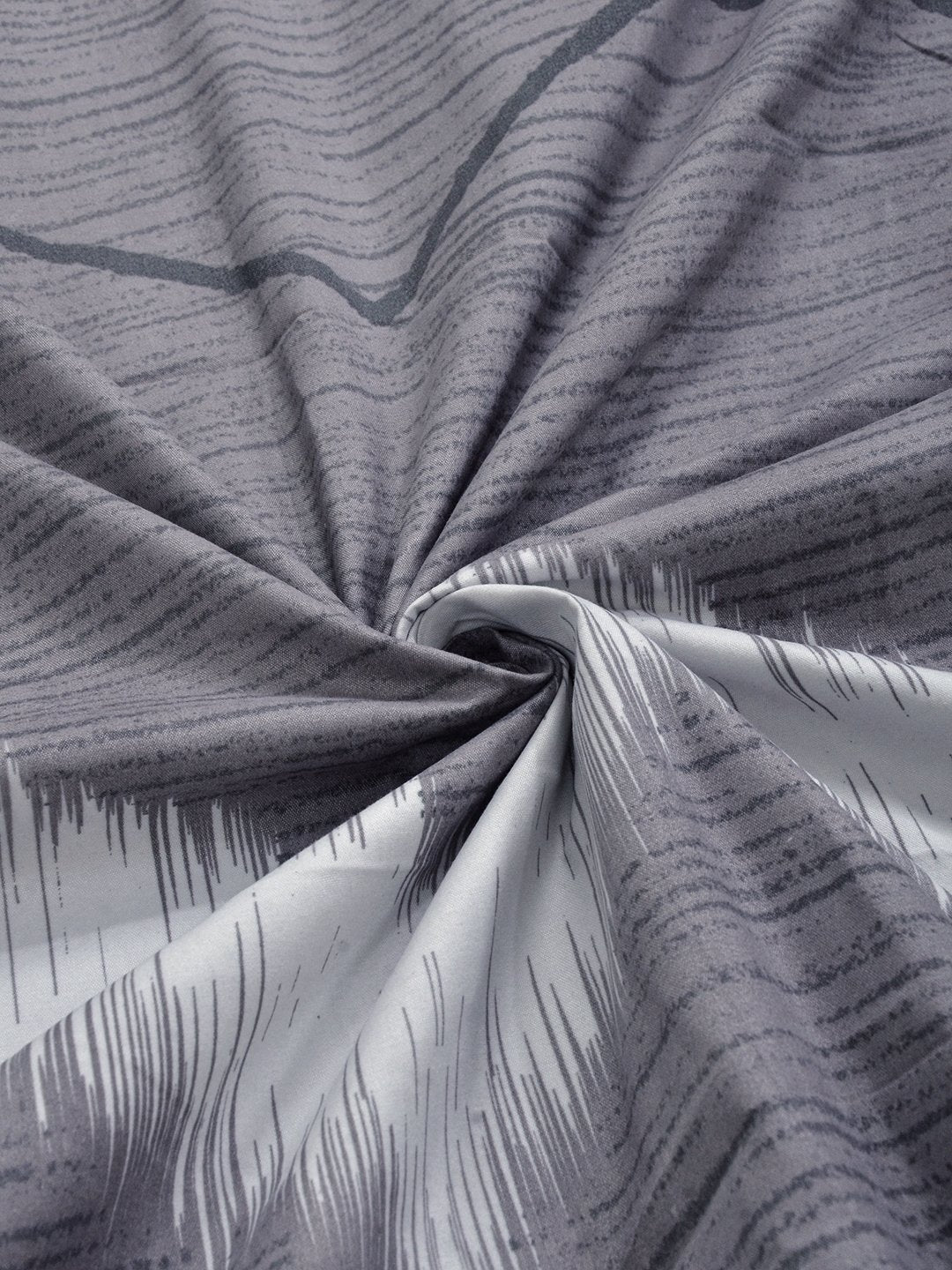 Purple Cotton Blend Geometric Double Bed Dohar