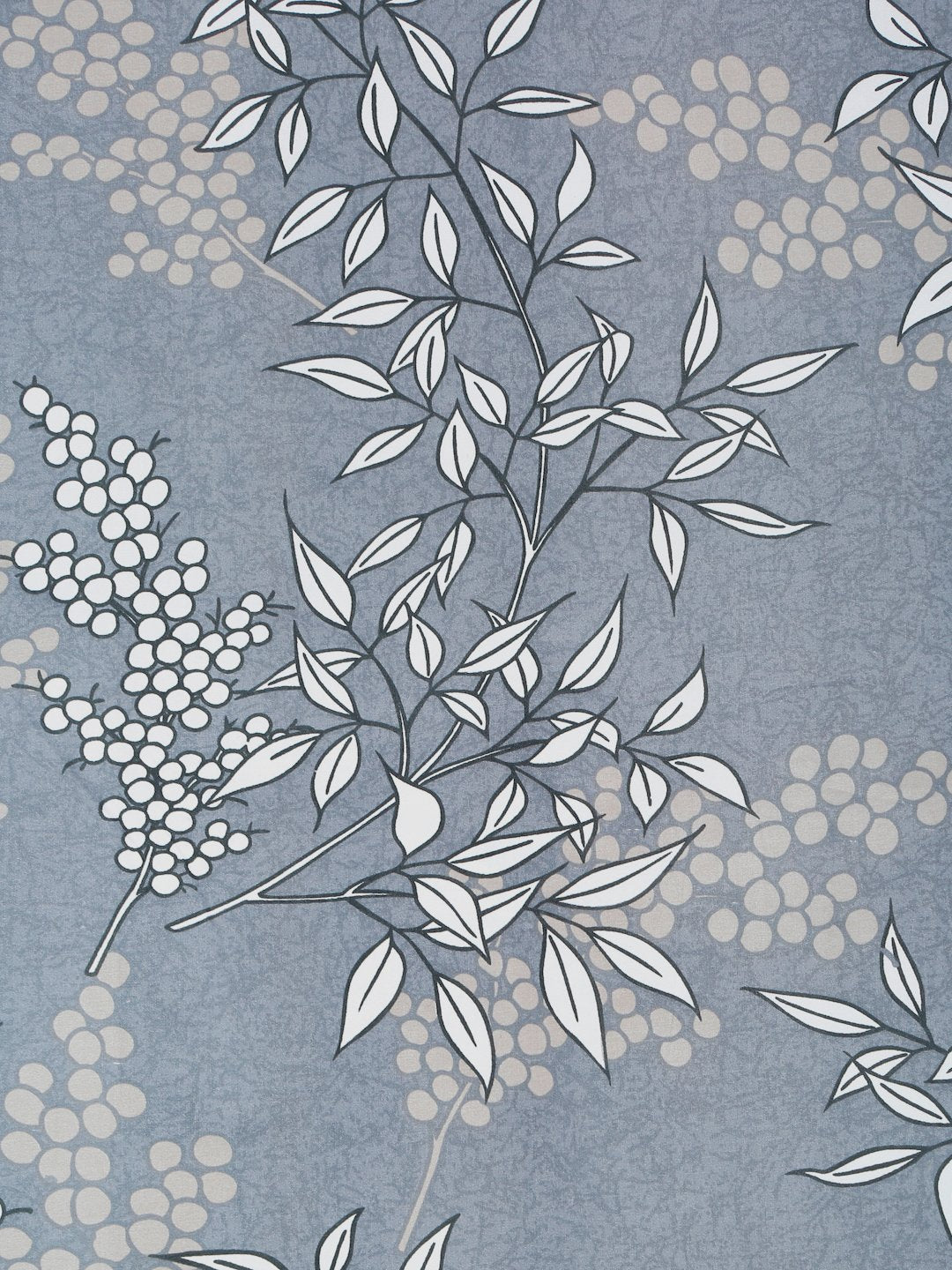 Grey Floral 300 TC Cotton Blend Single Bedsheet with Pillow Cover